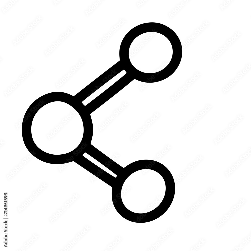 Share doodle line icon. Share doodle line icon.