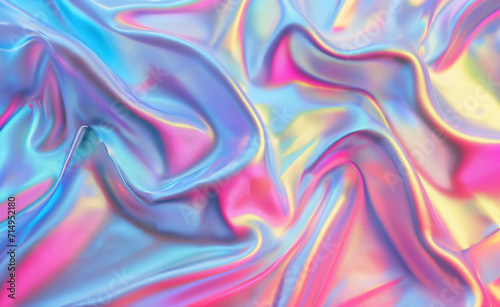 Hologram fabric texture. Gradient abstract background.