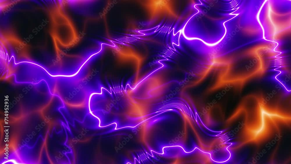 Colorful Seamless Fluid Art Abstract Background. animation. 4k looping footage