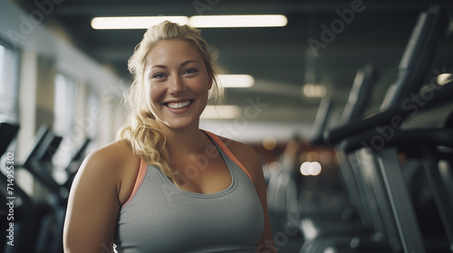 Young woman at the gym