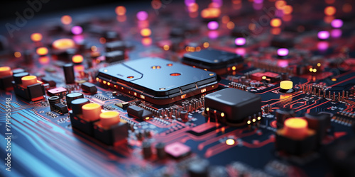Smartphone Circuitry Design - Tech Concept