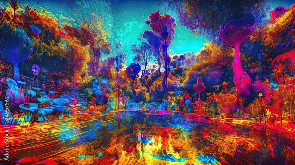Bioluminescent Forest: The Mycological Dream Bioluminescent Forest: The Mycological Dream