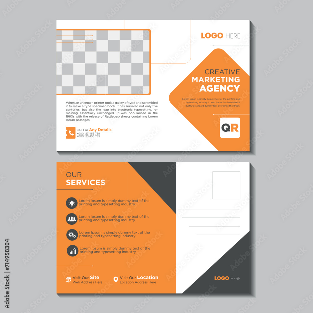 Corporate Post Card Design Templats Corporate Post Card Design Templats