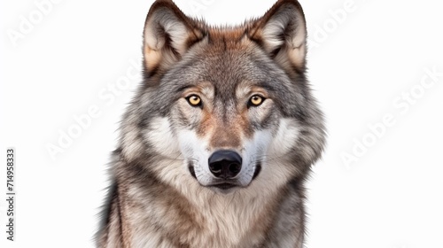 Wolf Head Isolated
