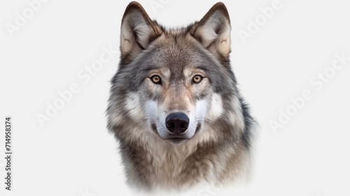 Wolf Head Isolated