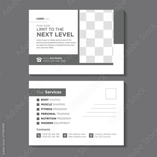 Corporate Post Card Design Templats photo