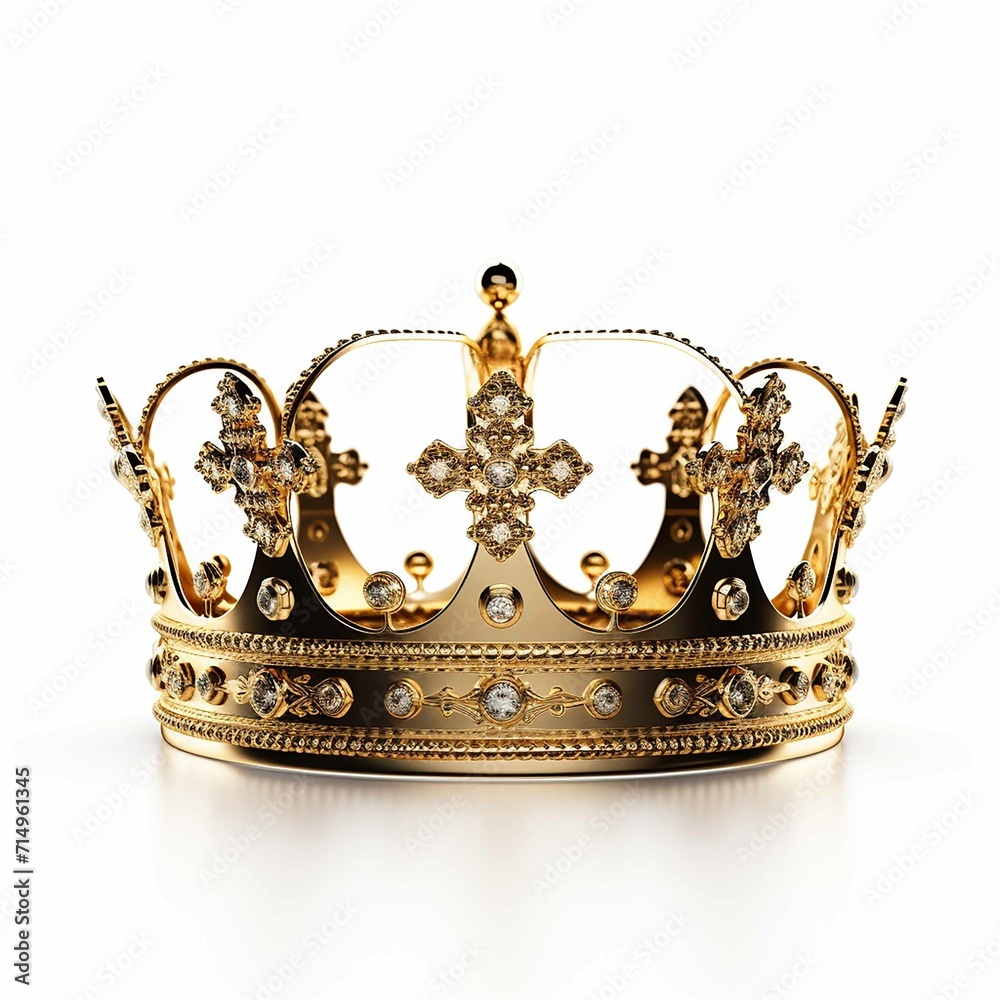 A Wiseman crown on a solid white background A Wiseman crown on a solid white background