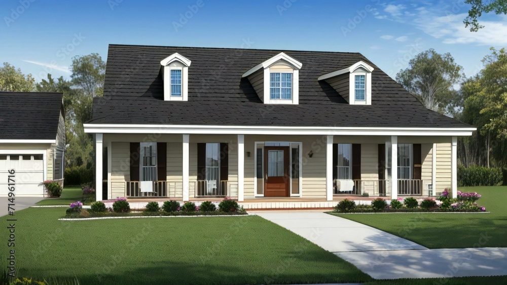 3d house model of white and grey modern minimal background. Real estate concept. 3d house model of white and grey modern minimal background. Real estate concept.