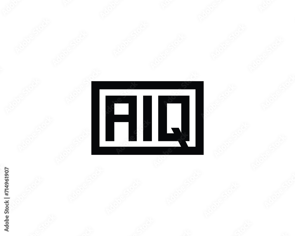 AIQ Logo design vector template AIQ Logo design vector template