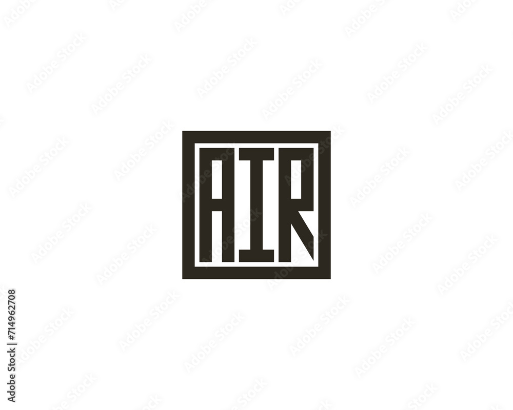 AIR Logo design vector template