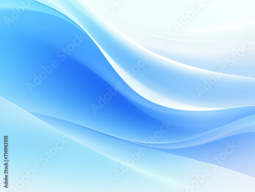 Abstract background featuring light blue flowing shapes on a paler blue gradient. photo