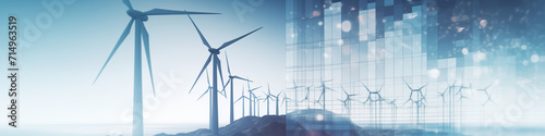windturbines, green energy concept