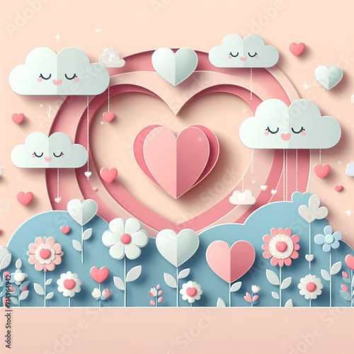 valentine greeting card