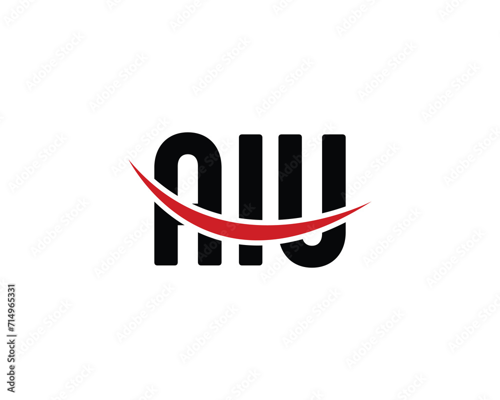 AIU Logo design vector template AIU Logo design vector template