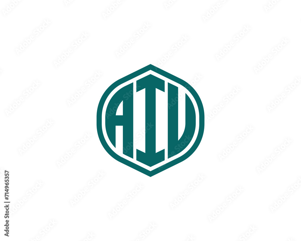 AIU Logo design vector template AIU Logo design vector template