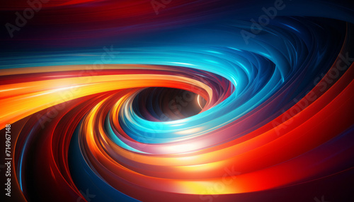 Abstract colorful spiral or helix background or pattern, creative design template