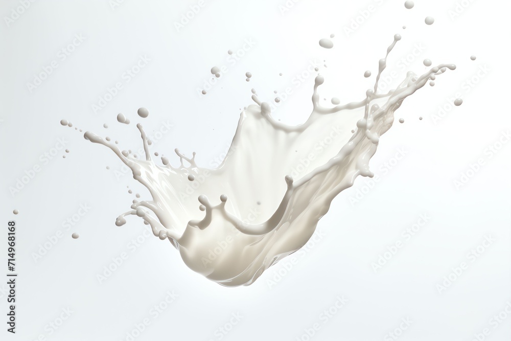Milk splash isolated on transparent or white background Milk splash isolated on transparent or white background