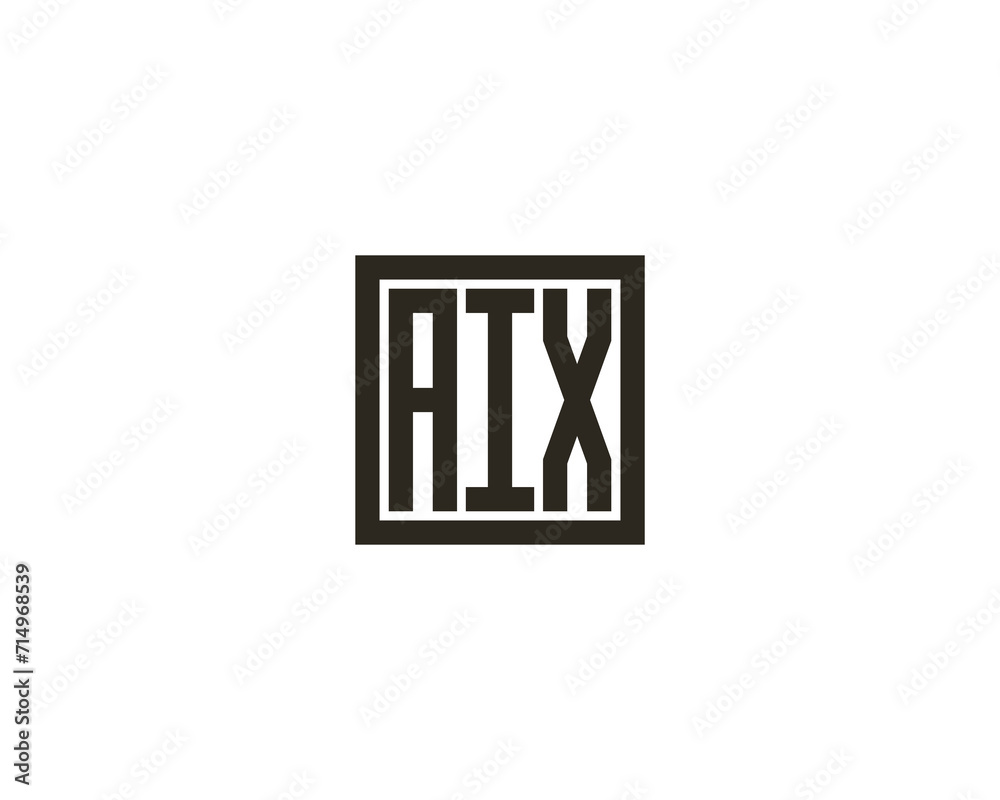AIX Logo design vector template AIX Logo design vector template