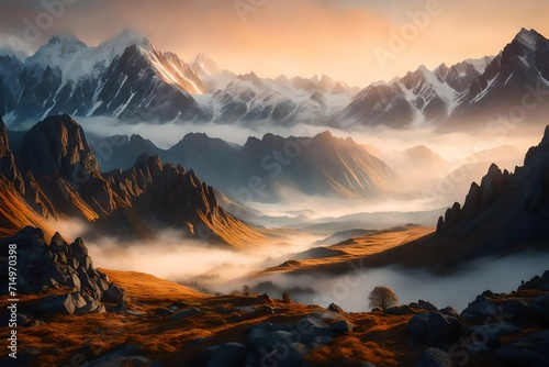 sunrise in the mountains © Areeba ARTS