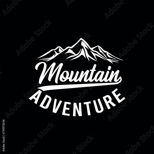 Unique creative mountain t shirt design