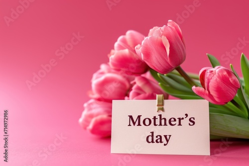 Concept banner for Mother's Day with copy space