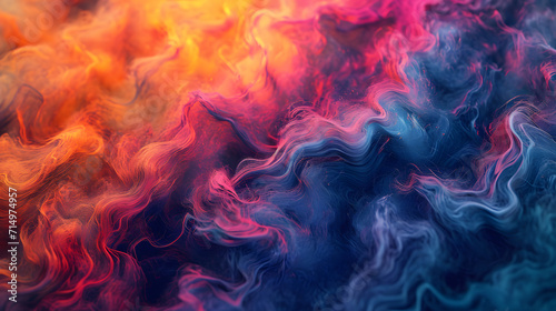 Abstract wave of colorful wool background