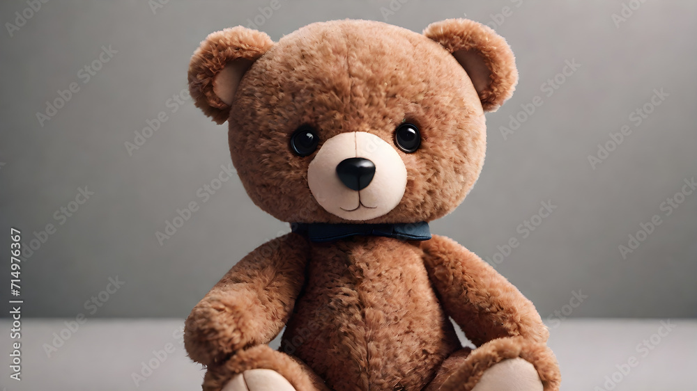 Obraz premium lovable and fluffy fur teddy bear