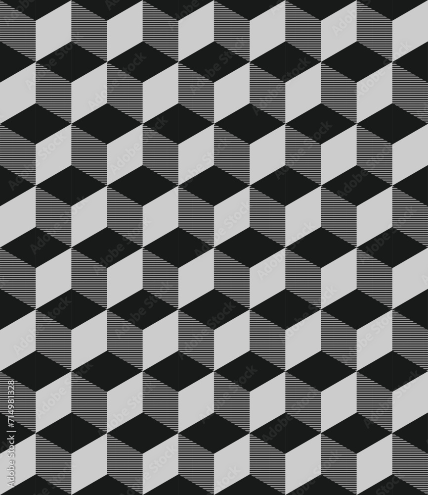 Black and white abstract geometric seamless pattern. Monochrome linear textures. Endless unusual prints. Black and white abstract geometric seamless pattern. Monochrome linear textures. Endless unusual prints.