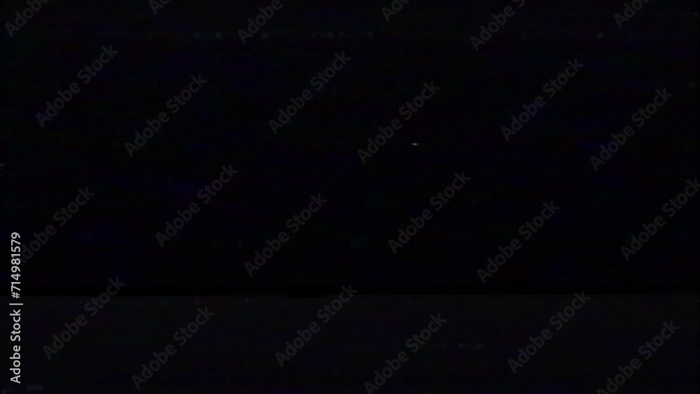 Distorted Video Examples Horizontal distortion of broken video image on black background, VHS ...