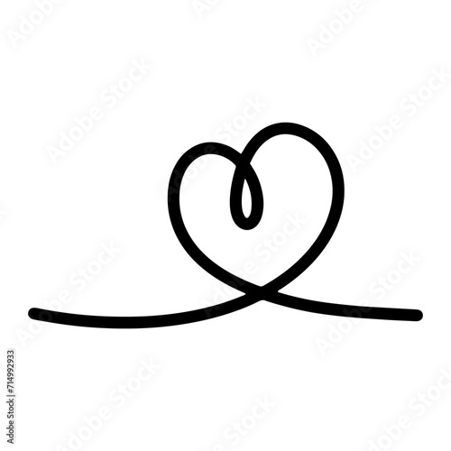 Hand drawn line doodle.