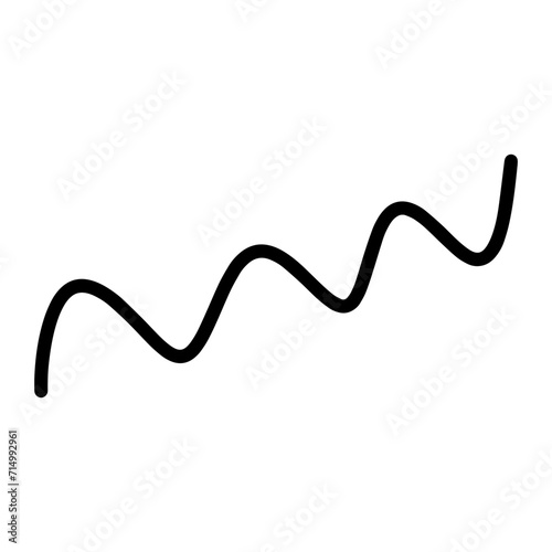 Hand drawn line doodle.