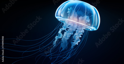 Jelly fish in the water © simon