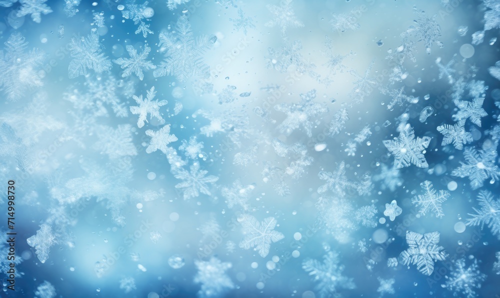 Christmas white snowflakes in the blue sky at a window shutter backgrounds. Freezing winter holiday, blue snowflakes background. Christmas white snowflakes in the blue sky at a window shutter backgrounds. Freezing winter holiday, blue snowflakes background.