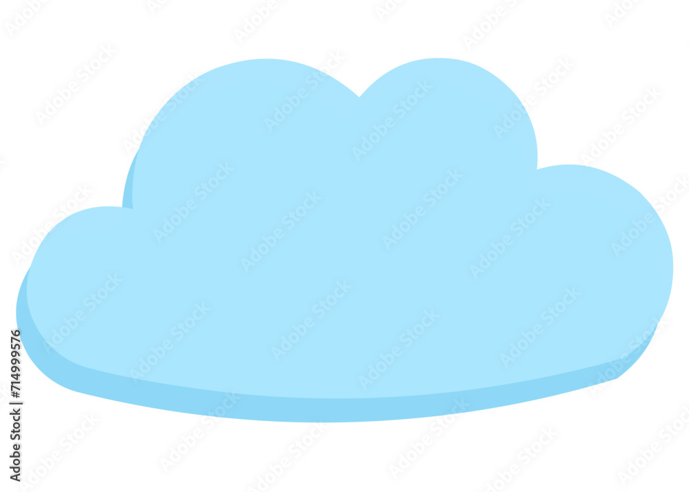 Obraz premium Cute Cloud Doodle