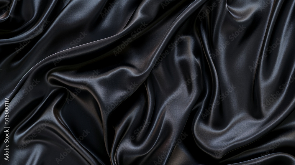 Fototapeta premium Black and Gray silk background 