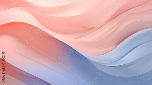 Soft hues of peach and periwinkle meld seamlessly, forming a dreamy and captivating solid color abstract background