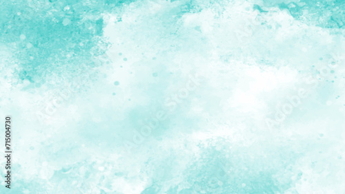 Photography Mint abstract watercolor texture background