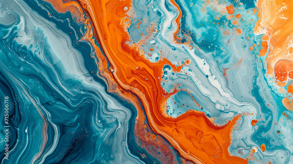 bright orange and blue marble background bright orange and blue marble background