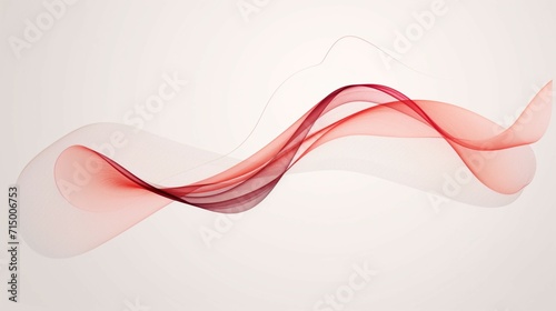 hand sketched vector ribbon banner minimalist style Ai Generative