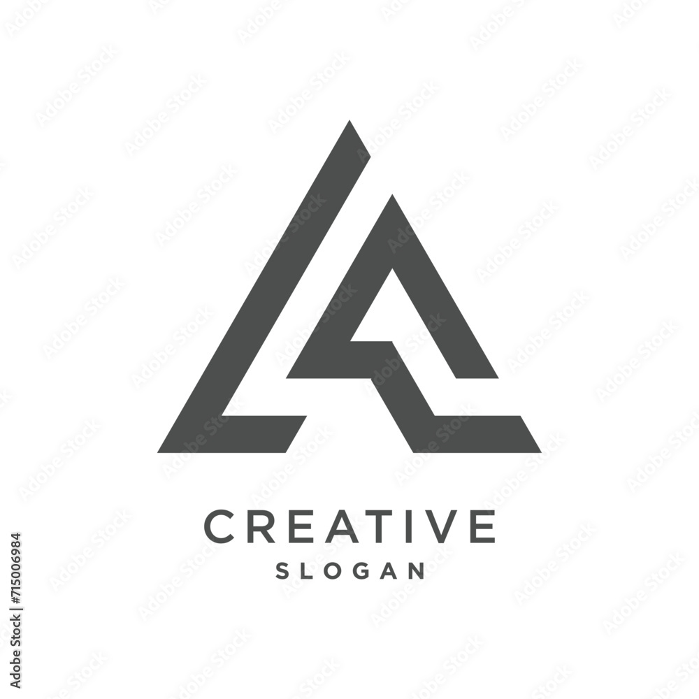 Letter A logo vector illustration idea with creative concept Letter A logo vector illustration idea with creative concept