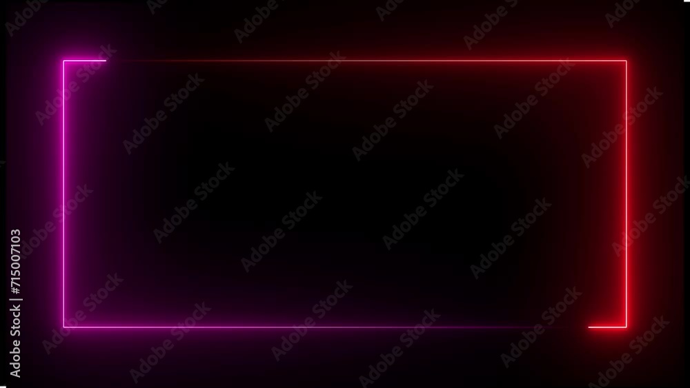 Light glowing neon shape animation in retro style. Seamless background Light glowing neon shape animation in retro style. Seamless background