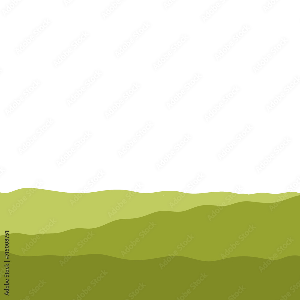 Nature green field. spring lawn hill, green grass fields landscape illustration. Field grass Nature green field. spring lawn hill, green grass fields landscape illustration. Field grass
