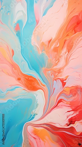 Step into the world of close-up marble texture, where vibrant colors blend seamlessly in a kaleidoscopic abstract dance.