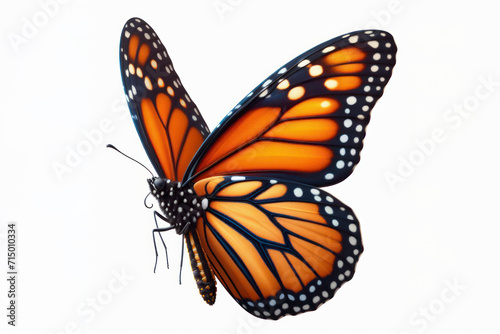 Viceroy Butterfly isolated on solid white background. ai generative © Igor