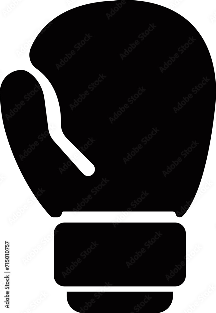 Vecteur Stock boxing gloves icon in flat style. isolated on transparent ...