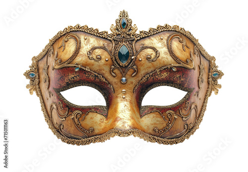 Venetian carnival mask isolated Transparent background, PNG.