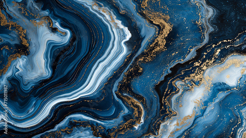 Deep blue with neutrals marble background 