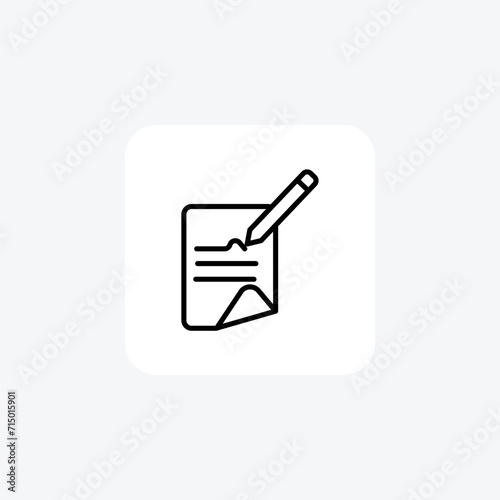 Books black outline icon , vector, pixel perfect, illustrator file