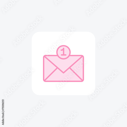 Email color outline icon , vector, pixel perfect, illustrator file