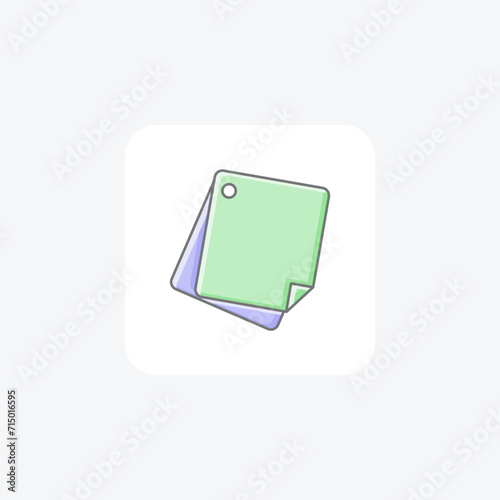 Notes awesome lineal color icon , vector, pixel perfect, illustrator file